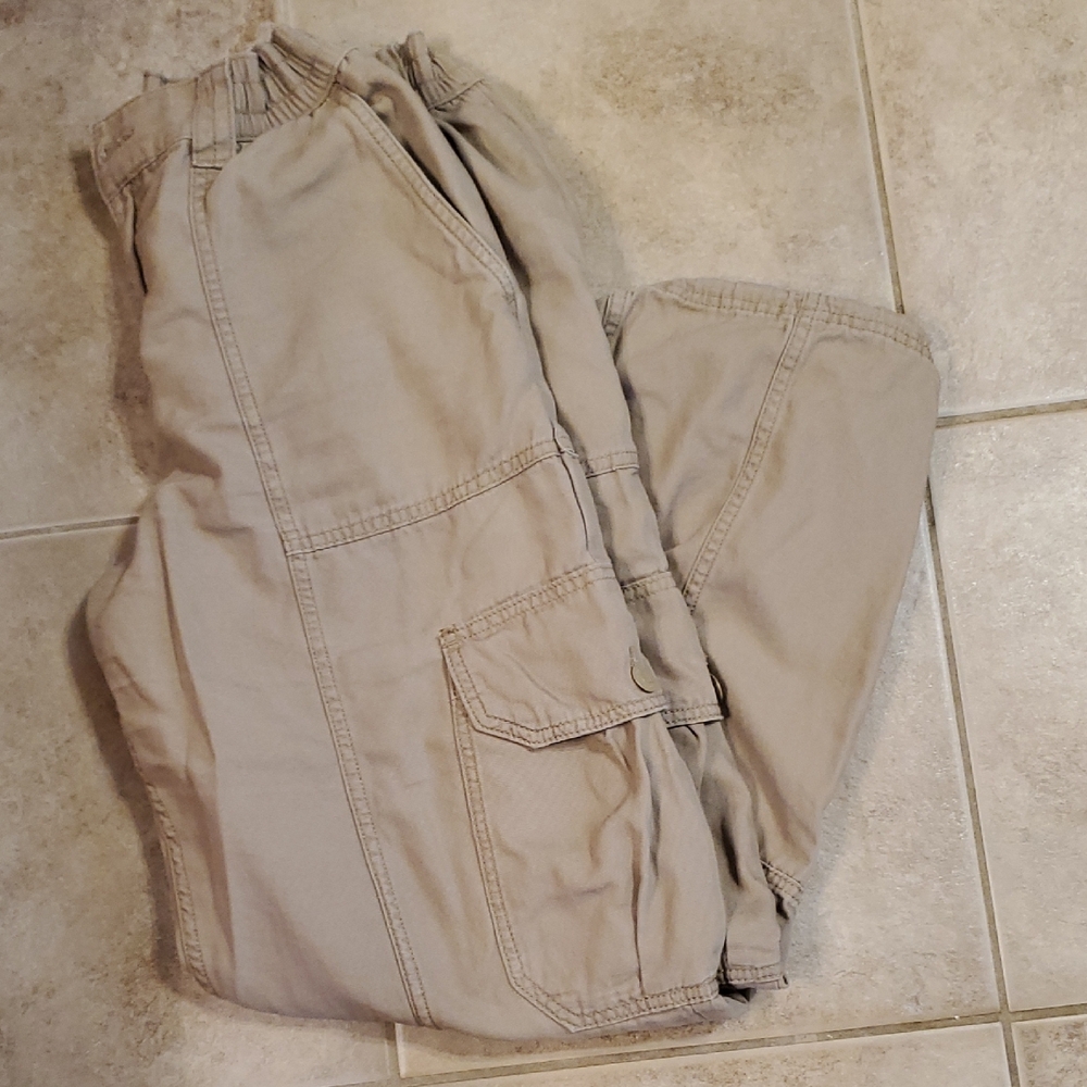 Aeropostale Tan Cargo Pants Relaxed Fit